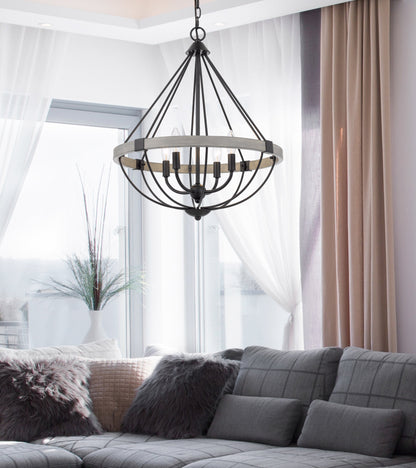 60W X 4 Somersworth Metal Chandelier