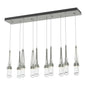 Link 10-Light Clear Glass Pendant