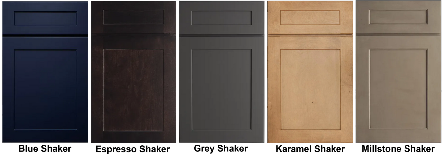 Value-Line Shaker 36 in. base cabinet with 2 doors and 2 drawers