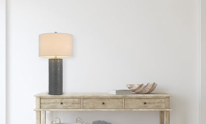 150W 3 Way Castine Ceramic Table Lamp