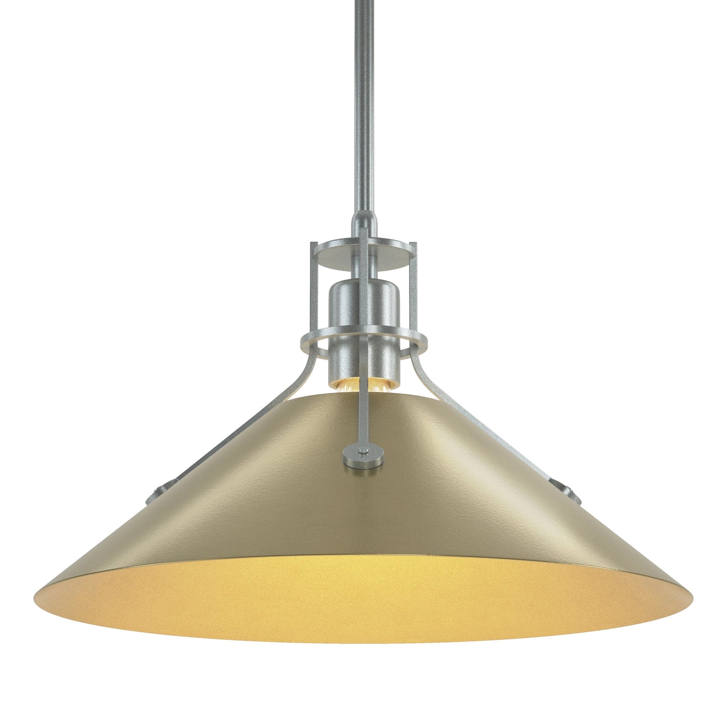 Henry Medium Steel Shade Pendant