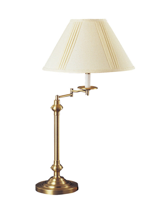 150W Swing Arm Table Lamp W/Mushroom Shade