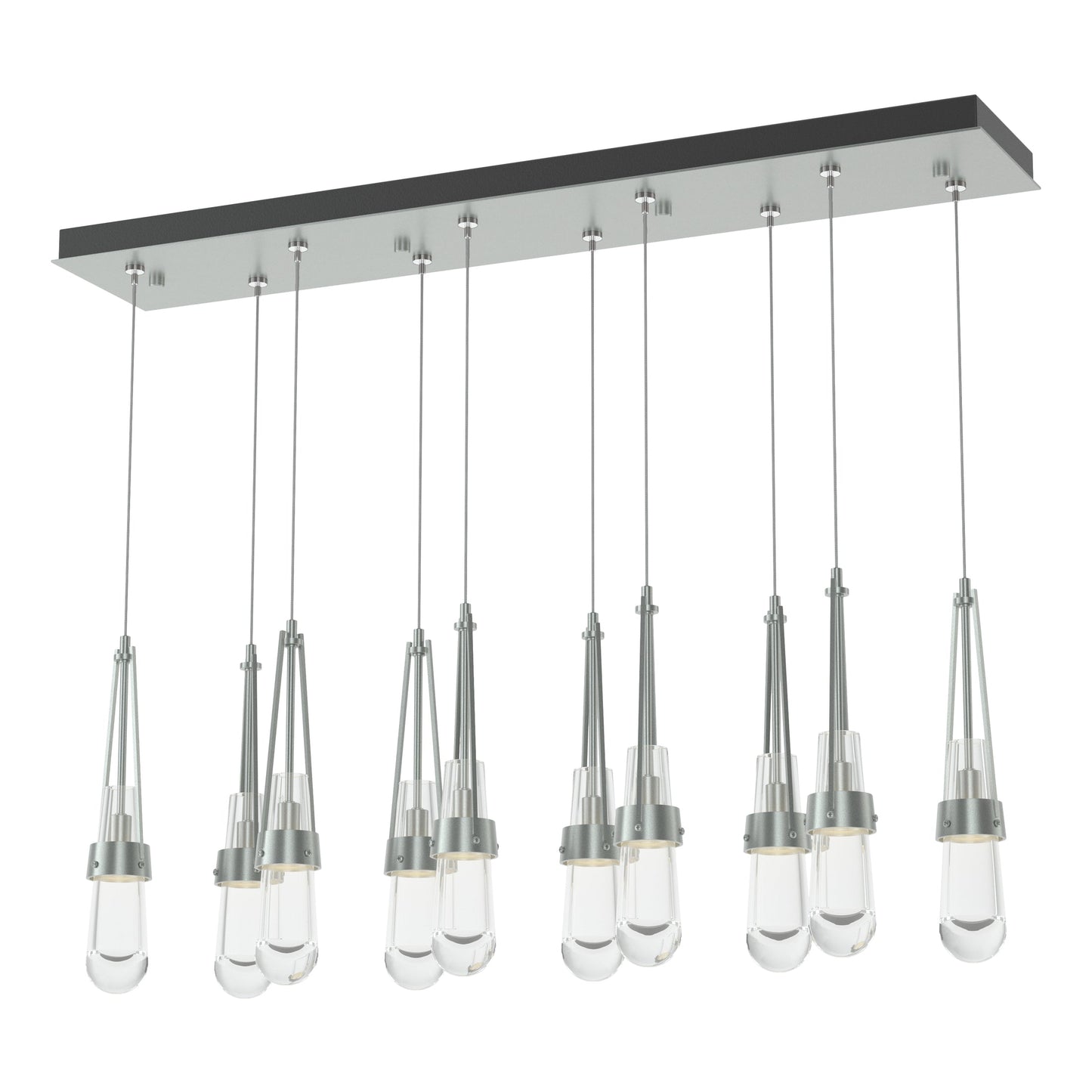 Link 10-Light Clear Glass Pendant