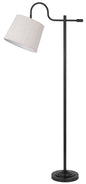 60W Rexburg Metal Downbridge Floor Lamp With Adjustable Shade