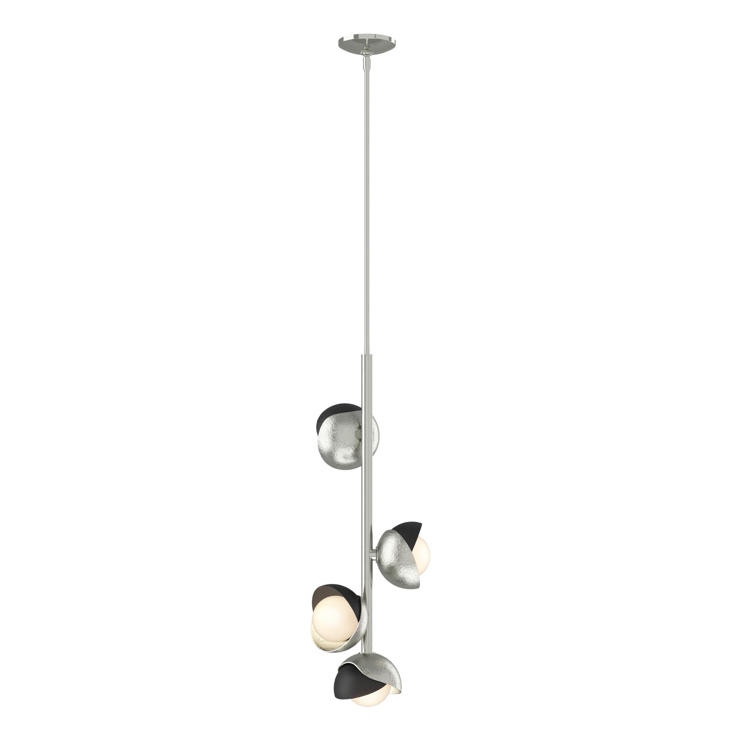 Brooklyn 4-Light Double Shade Vertical Pendant