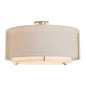 Exos Large Double Shade Semi-Flush