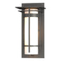 Banded with Top Plate Small Outdoor Sconce