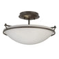 Plain Small Semi-Flush