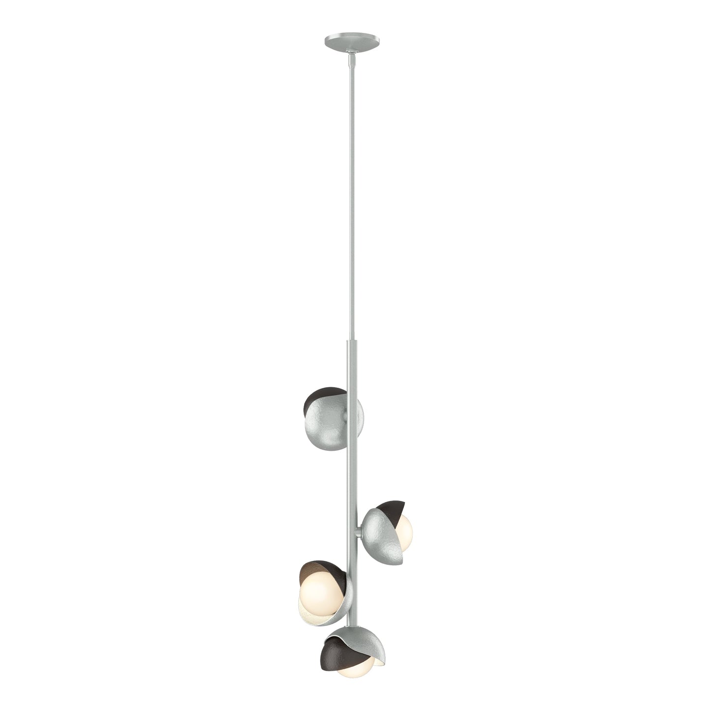Brooklyn 4-Light Double Shade Vertical Pendant