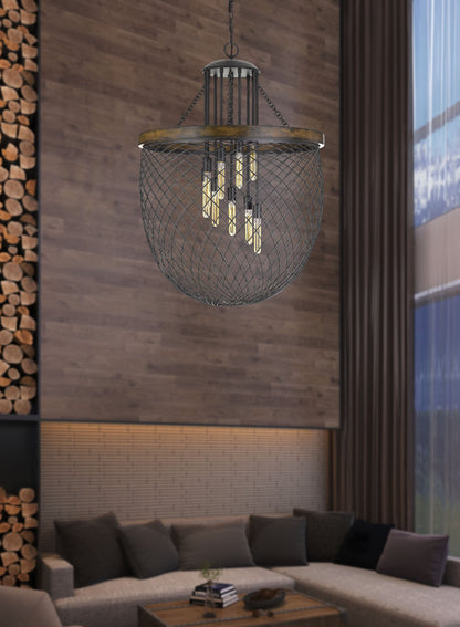 The Jeremiah 9 Light Pendant