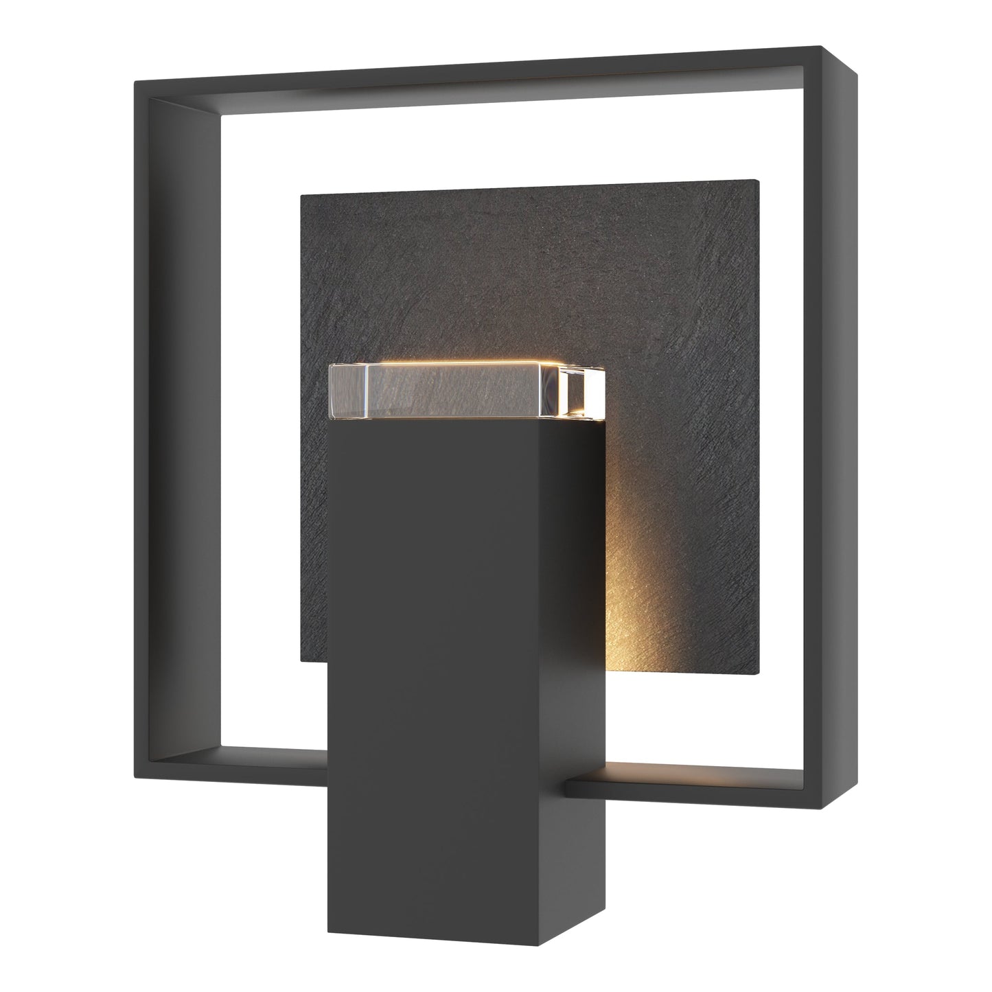 Shadow Box Medium w/Slate Outdoor Sconce