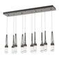 Link 10-Light Clear Glass Pendant