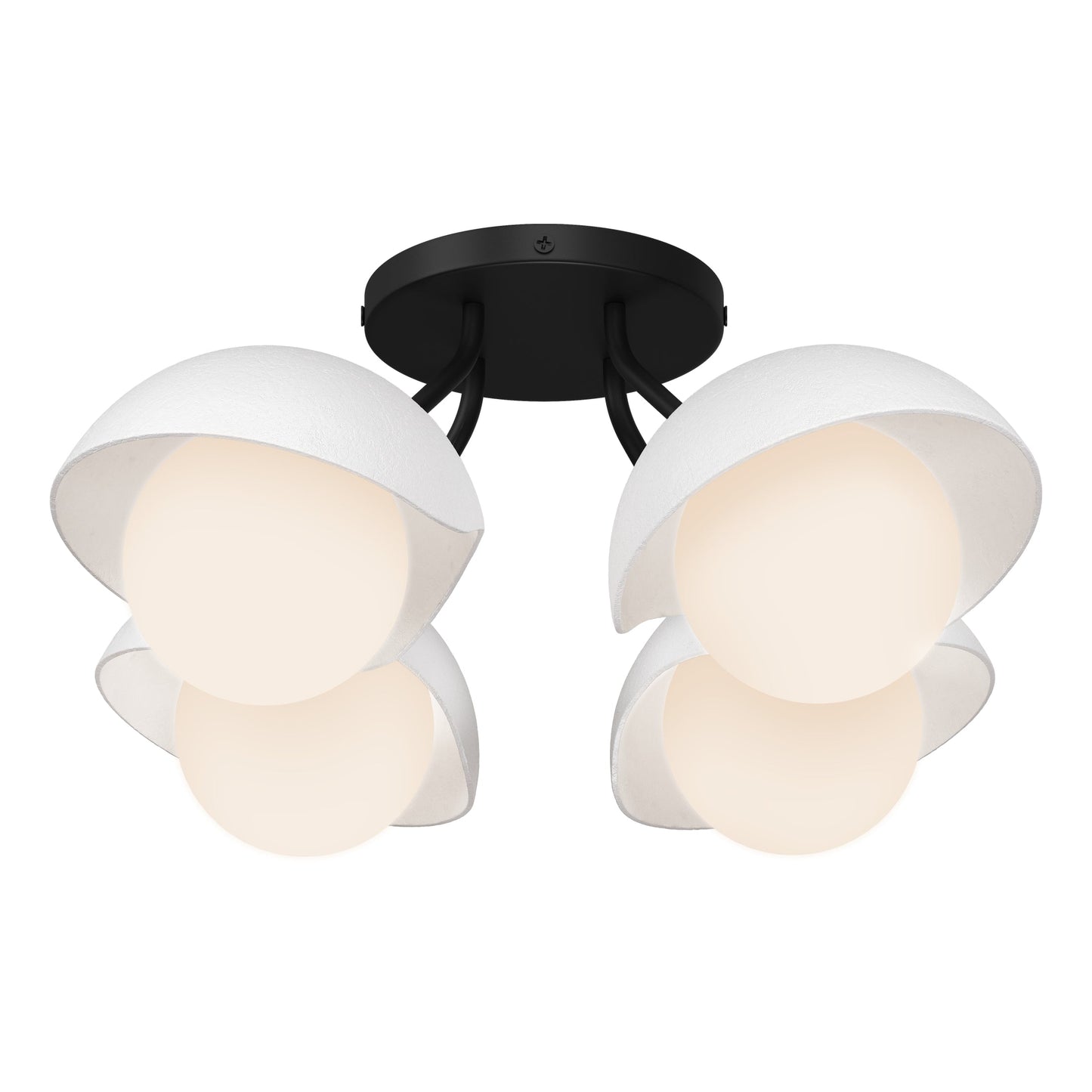 Brooklyn 4-Light Single Shade Semi-Flush