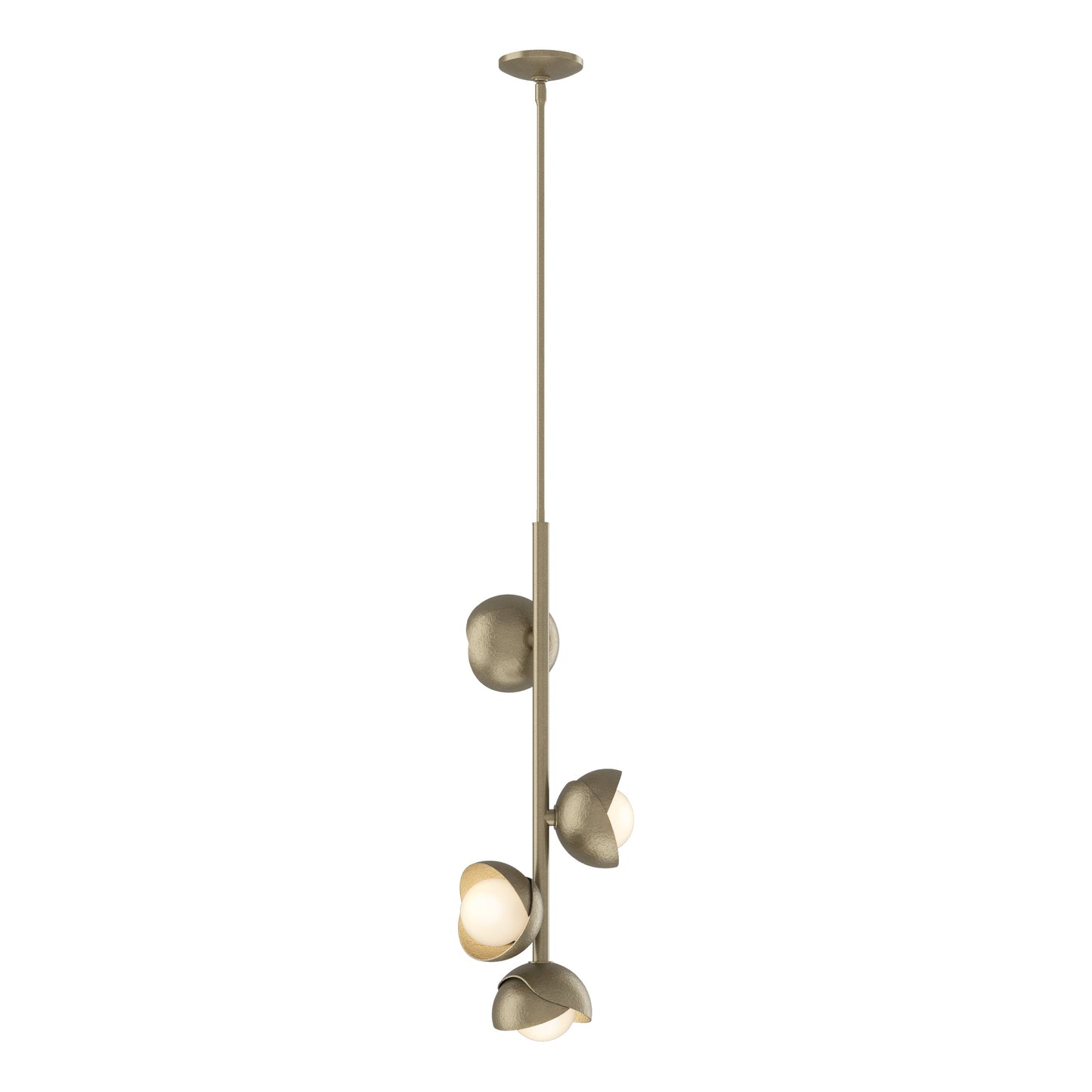 Brooklyn 4-Light Double Shade Vertical Pendant