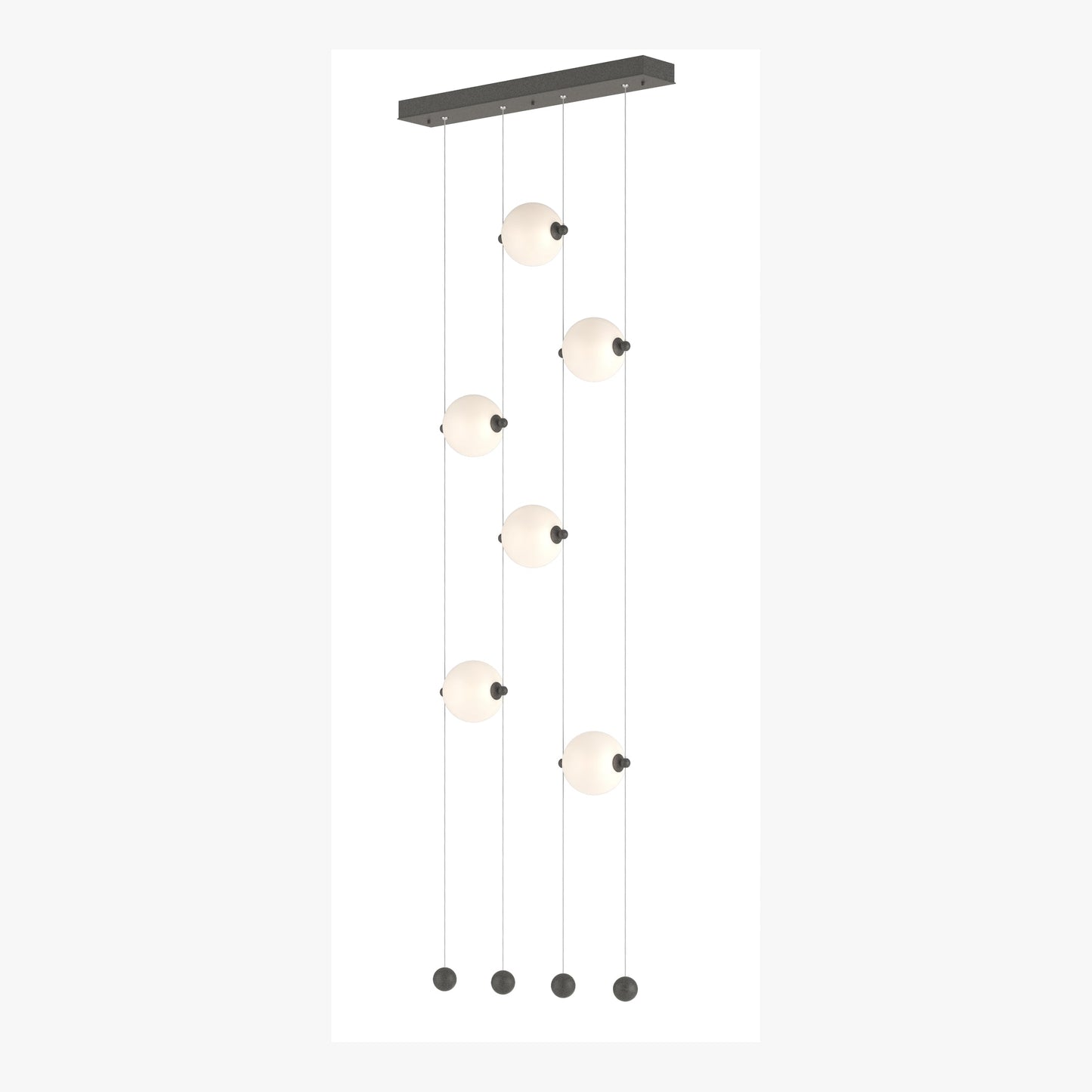 Abacus 6-Light Ceiling-to-Floor LED Pendant