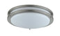3.75" Tall Ceiling Fixture in Brushed Steel