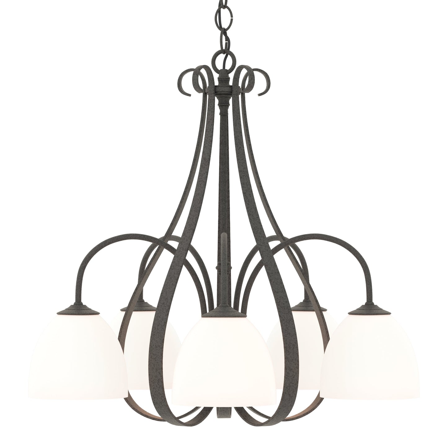 Sweeping Taper 5 Arm Chandelier