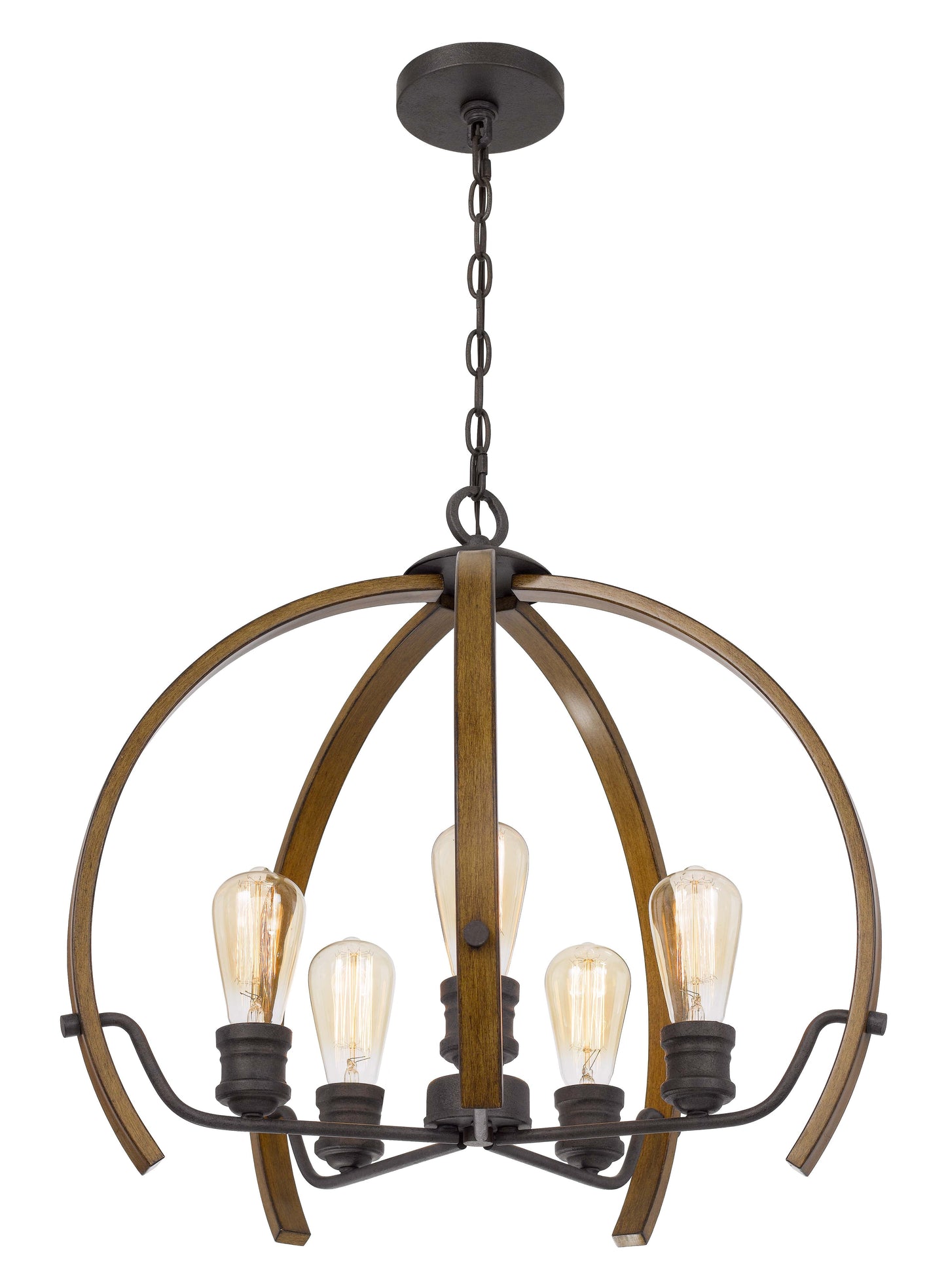 60W X 5 Riverton Metal Chandelier