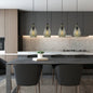 60W Accera Rippled Glass Pendant