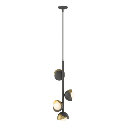 Brooklyn 4-Light Double Shade Vertical Pendant