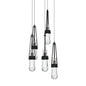Link 5-Light Clear Glass Pendant