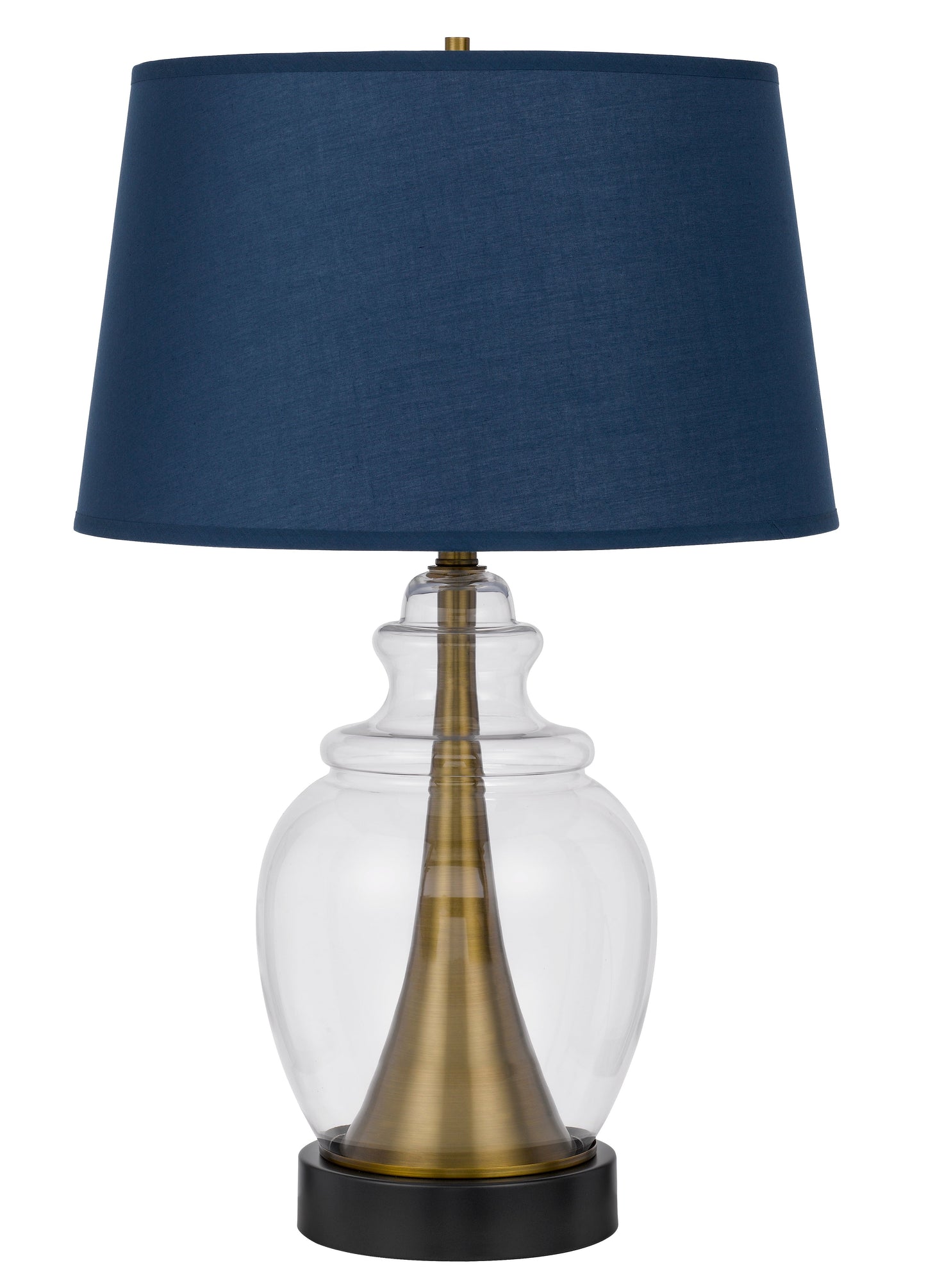 Cupola Glass/Metal Table Lamp