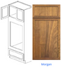 Custom Frameless Cabinet 33 in. double oven 96 in. full height cabinet