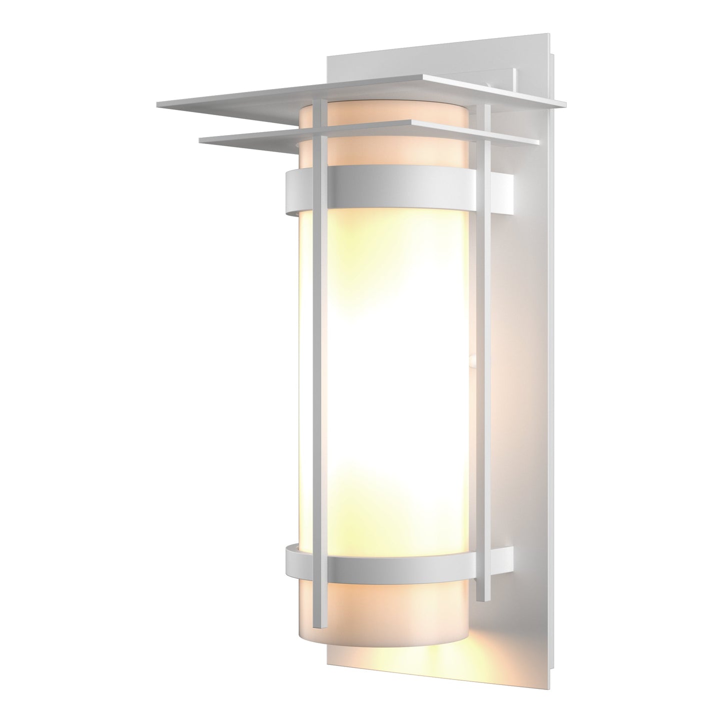 Banded with Top Plate Outdoor Sconce