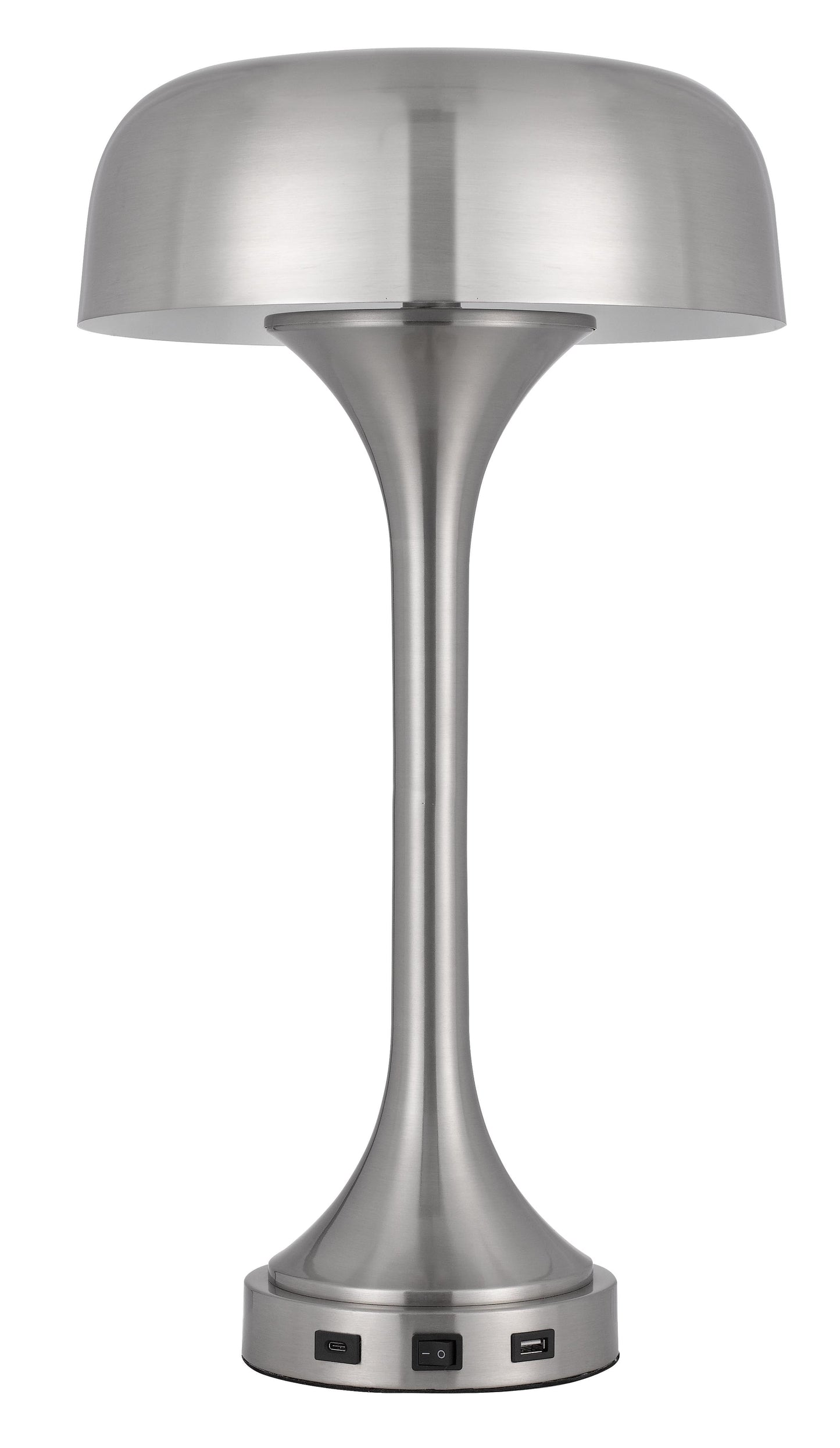 40W X 2 Mushroom Cloud Metal Desk Lamp With 1 Usb And 1 Type C  Usb Charging Ports