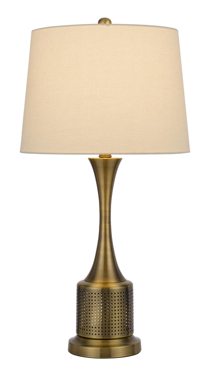 100W Toccoa Metal Table Lamp. Priced And Sold As Pairs