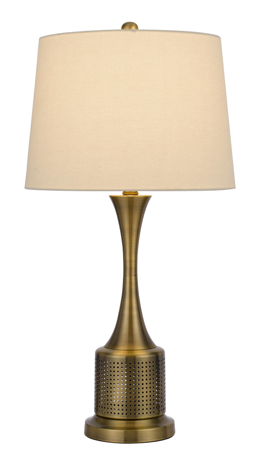 100W Toccoa Metal Table Lamp. Priced And Sold As Pairs