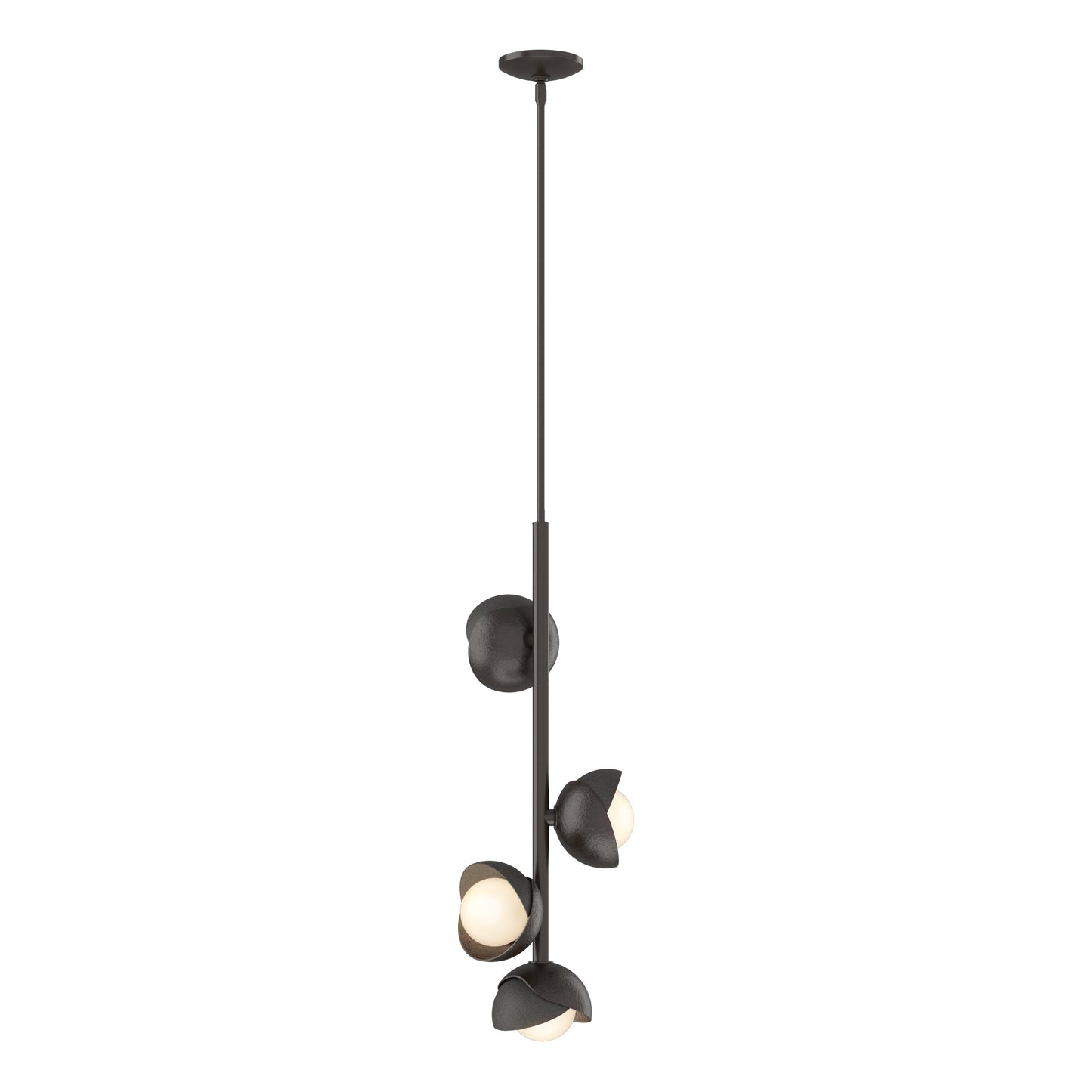 Brooklyn 4-Light Double Shade Vertical Pendant