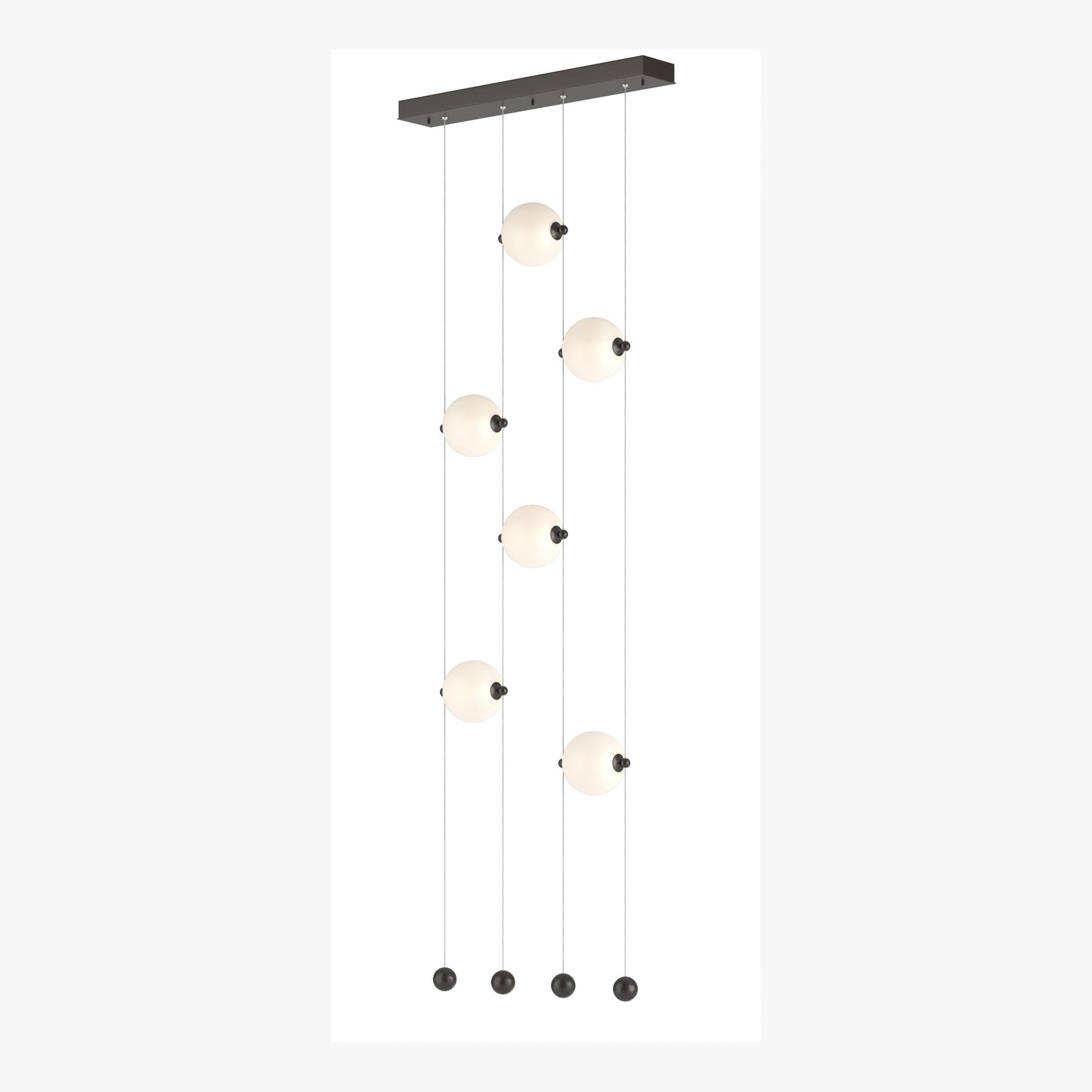 Abacus 6-Light Ceiling-to-Floor LED Pendant