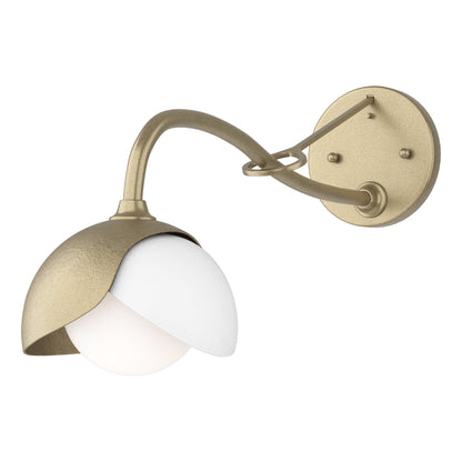 Brooklyn 1-Light Double Shade Long-Arm Sconce