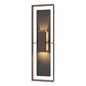 Shadow Box Tall w/Slate Outdoor Sconce