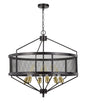 60W X 6 Halle Metal Chandelier (Edison Bulbs Are Not Included)