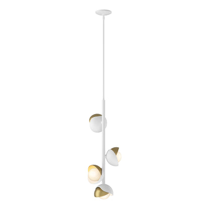 Brooklyn 4-Light Double Shade Vertical Pendant