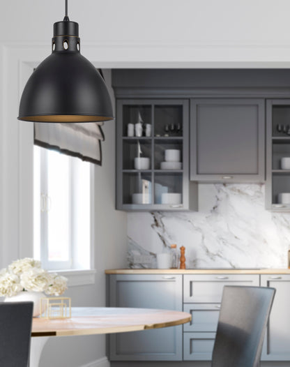 The Wilson Single Light Pendant - Black