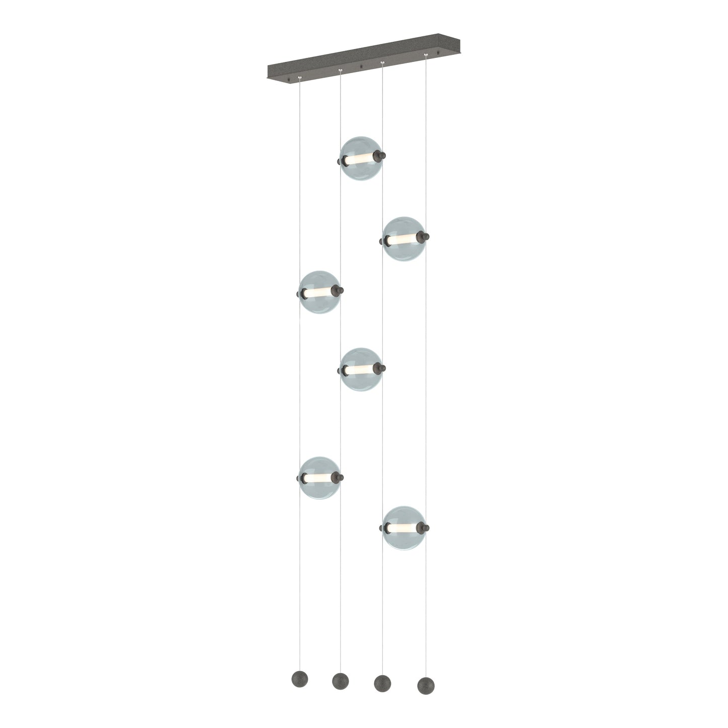 Abacus 6-Light Ceiling-to-Floor LED Pendant