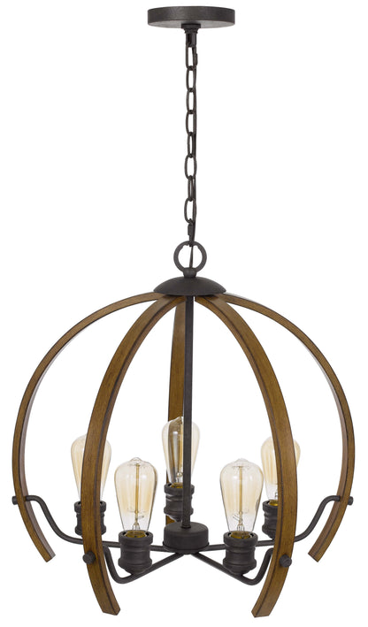60W X 5 Riverton Metal Chandelier
