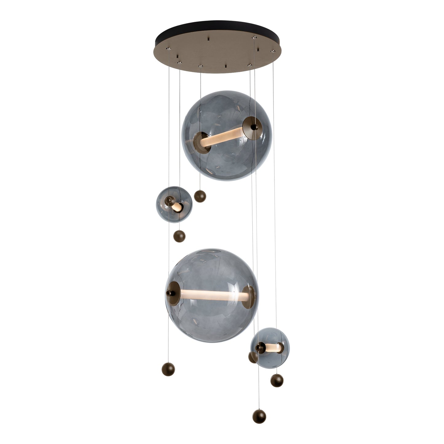 Abacus 4-Light Round LED Pendant