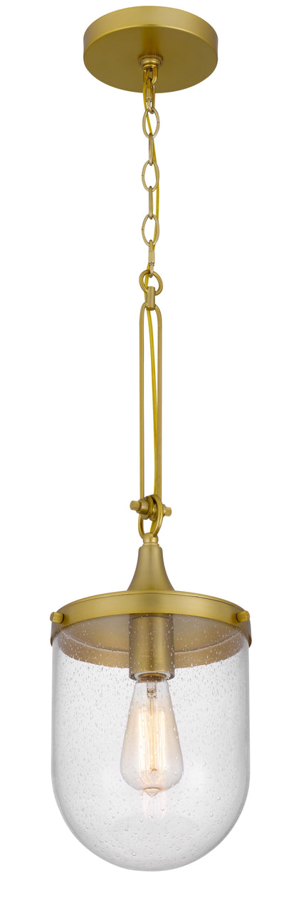 60W Ithaca Bubbled Glass Pendant Fixture