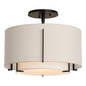Exos Small Double Shade Semi-Flush
