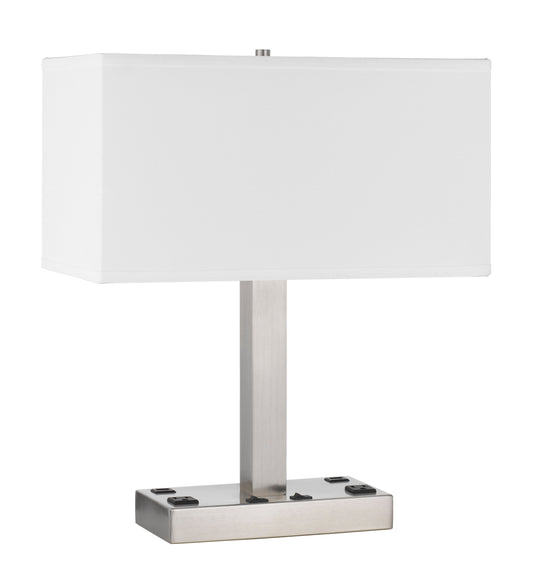 Colmar Metal Desk Lamp With Power Outlets And USB Charging Ports
