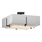 Exos Square Double Shade Semi-Flush