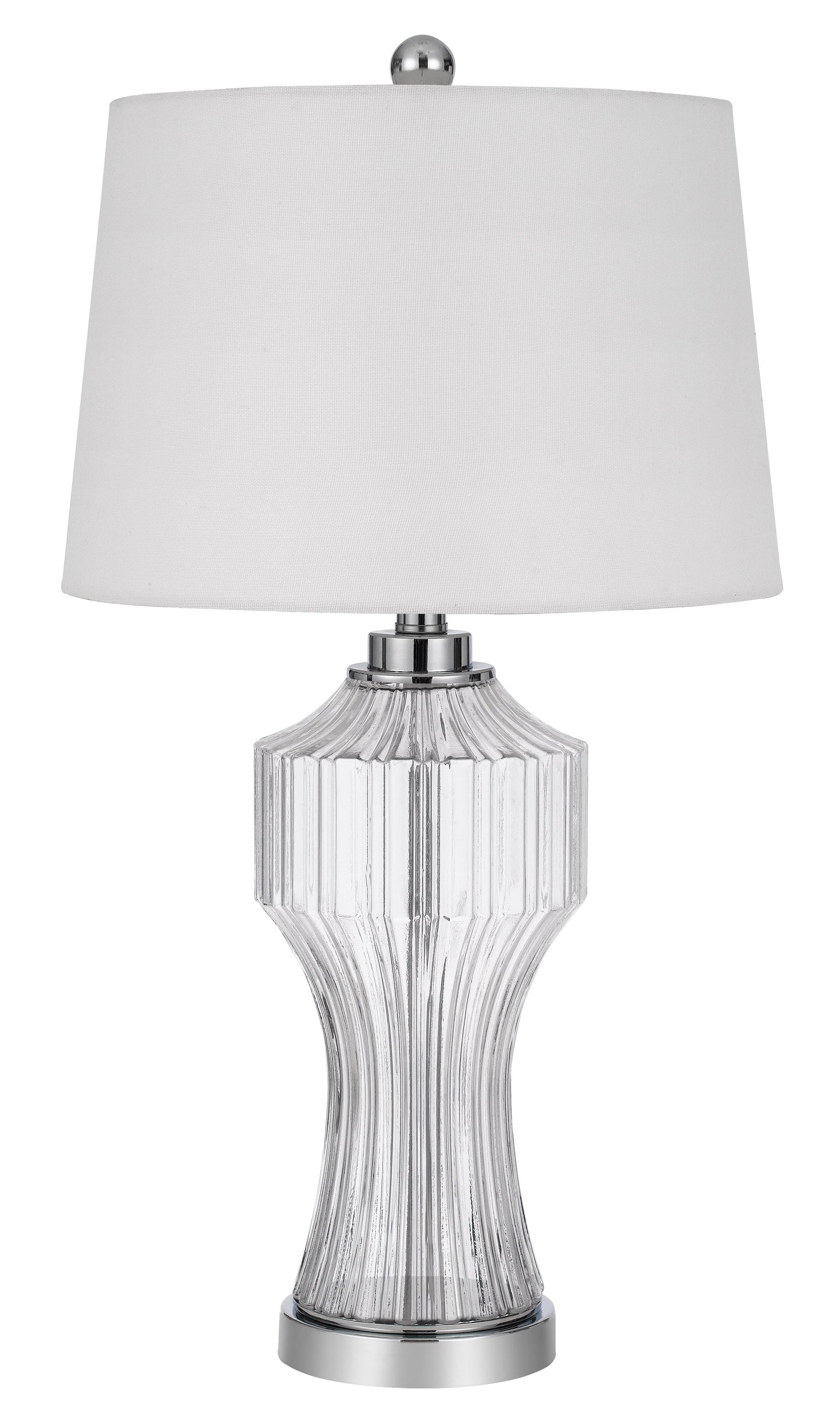 Reston Column Glass Table Lamp