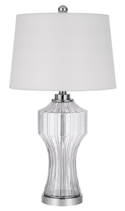 Reston Column Glass Table Lamp