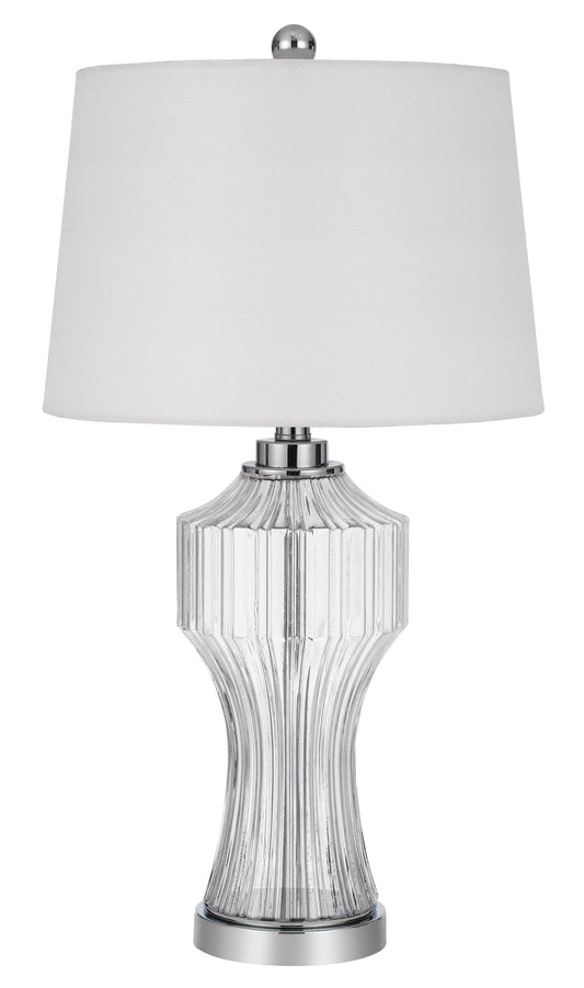 Reston Column Glass Table Lamp