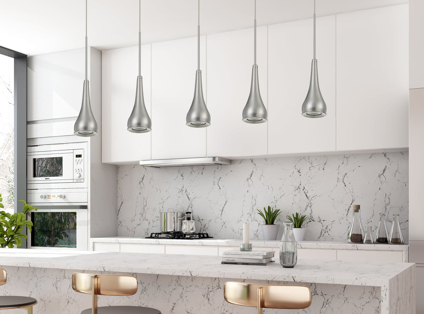 Kornos LED Dimmable Metal Pendant Fixture