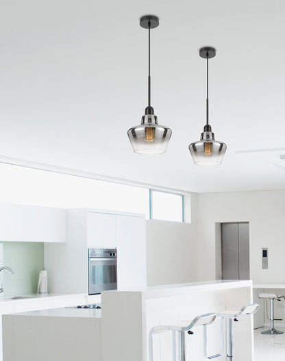 40W Brockton Glass Pendant Light